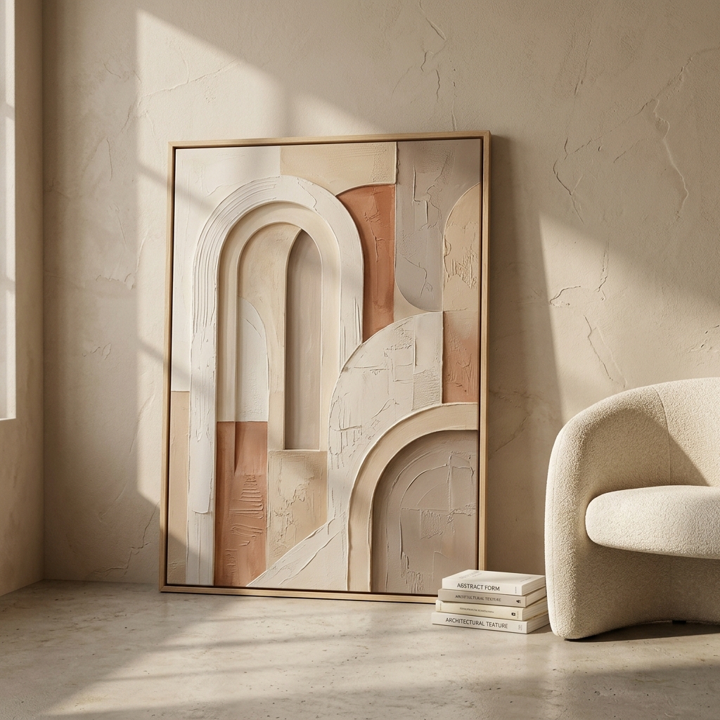 Aura No. 7 — Modern Minimalist Archival Canvas